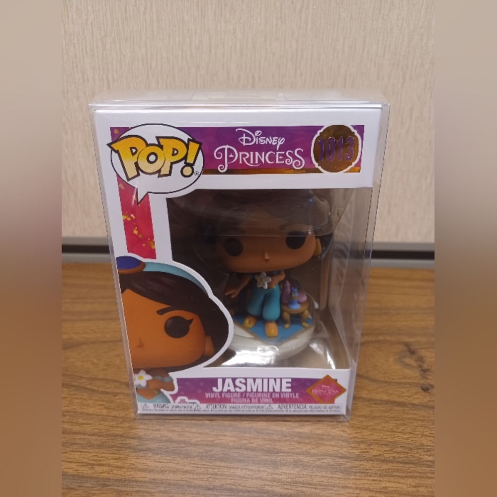 Funko Pop Disney Princess Jasmine #1013 Vinyl Figure In Pop Protector - Picture 7 of 7